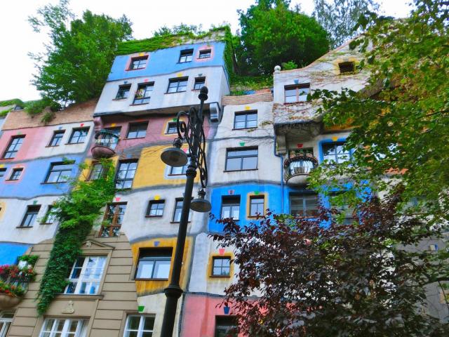 Hundertwasser házak, Bécs
