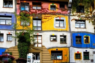 Hundertwasser házak, Bécs